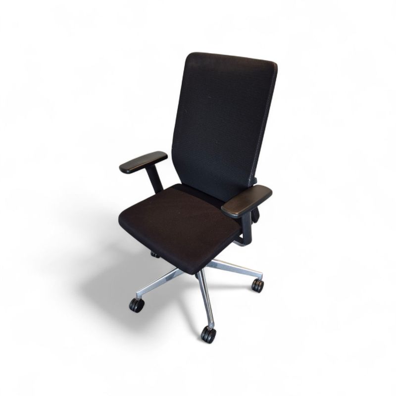 Kontorstol HL, sort/mesh