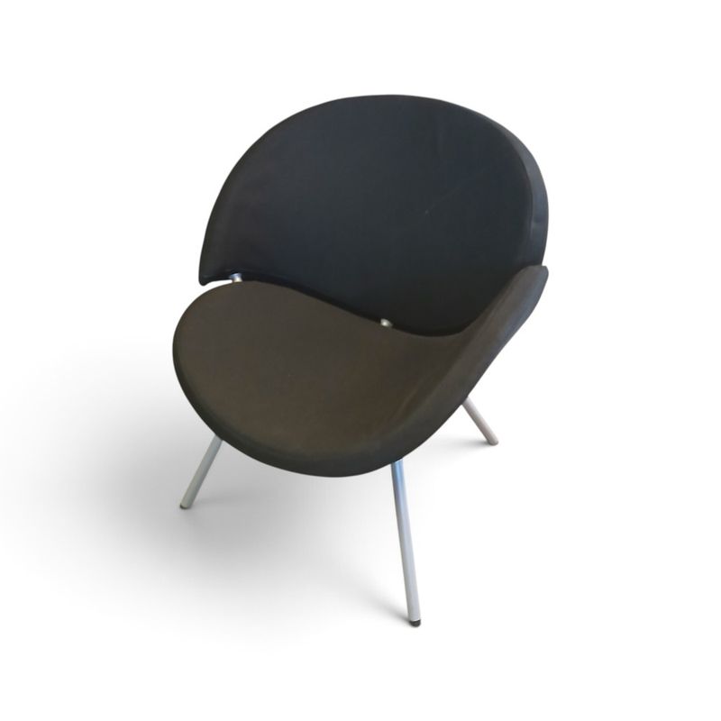 Helland loungestol, sort