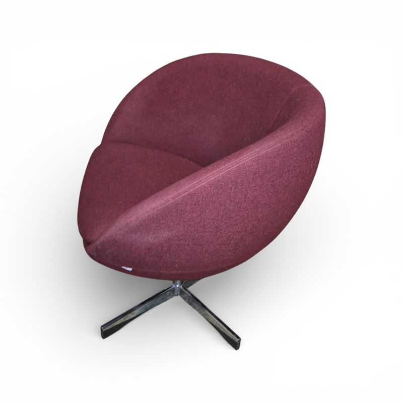 ForaForm Planet stol, rød/krom