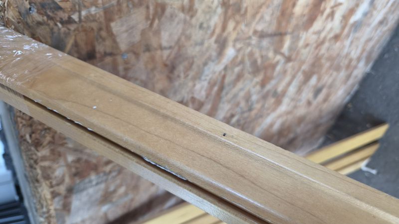 Pakke - Fotlist 12x45 mm bjørk – ca. 8 løpemeter | Heltre listverk